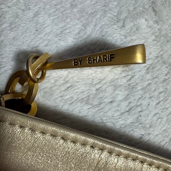 Vintage Leather Mini Duffle/Barrel Shoulder Bag by SHARIF - Picture 4 of 13